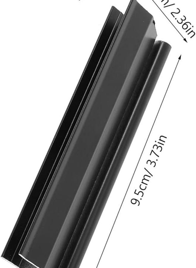 Housoutil 4pcs Aluminum Alloy Baseboard Corner Blocks Easy Install Cabinet Skirting Connectors - Image 2